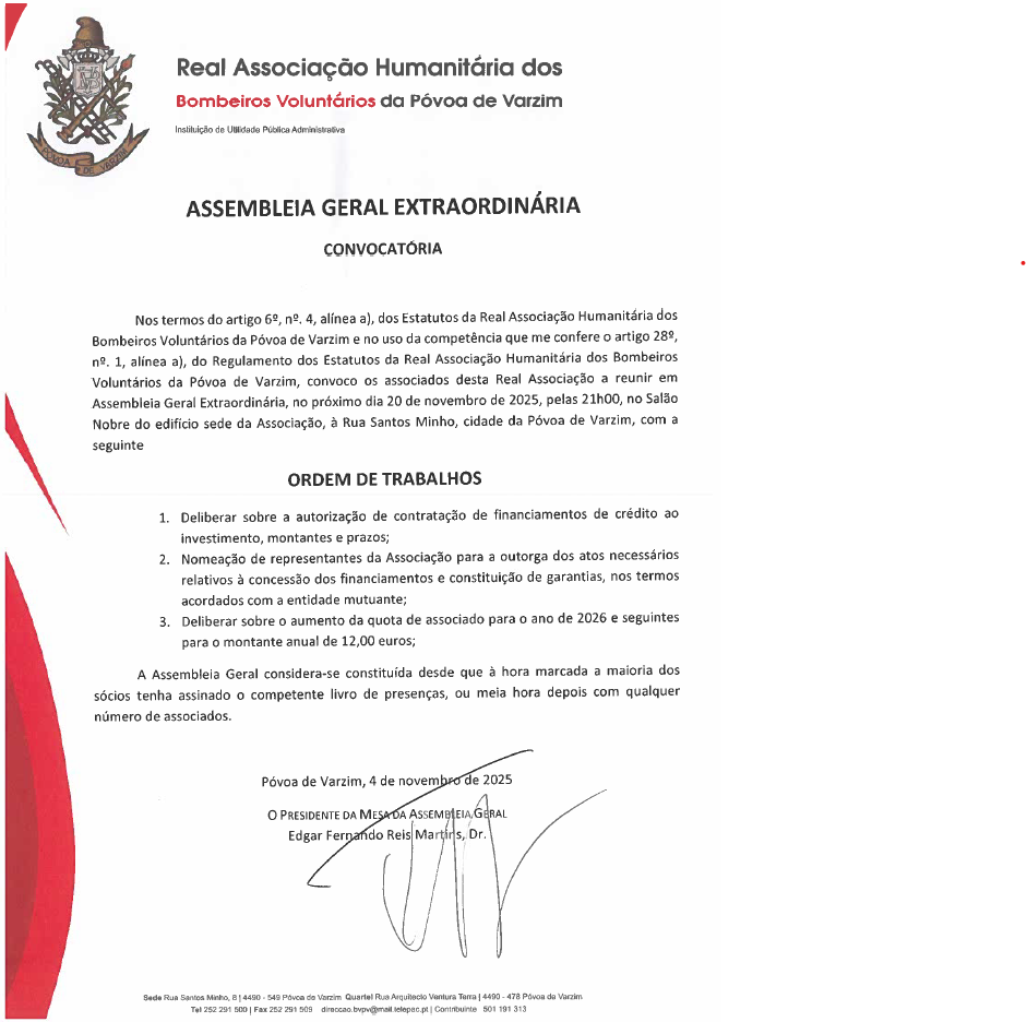 Assembleia Geral ExtraOrdinária